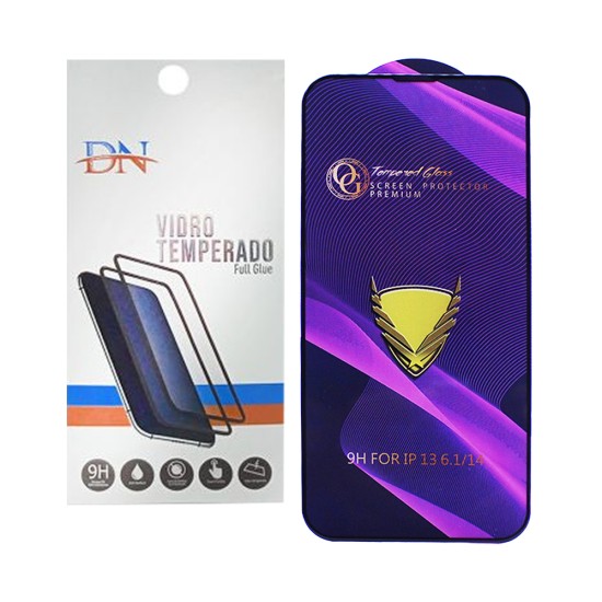 PROTECTOR DE VIDRO DE FULL GLUE DN PARA APPLE IPHONE 14 PRETO PROTECTOR DE VIDRO DE FULL GLUE DN PARA APPLE IPHONE 14 PRETO